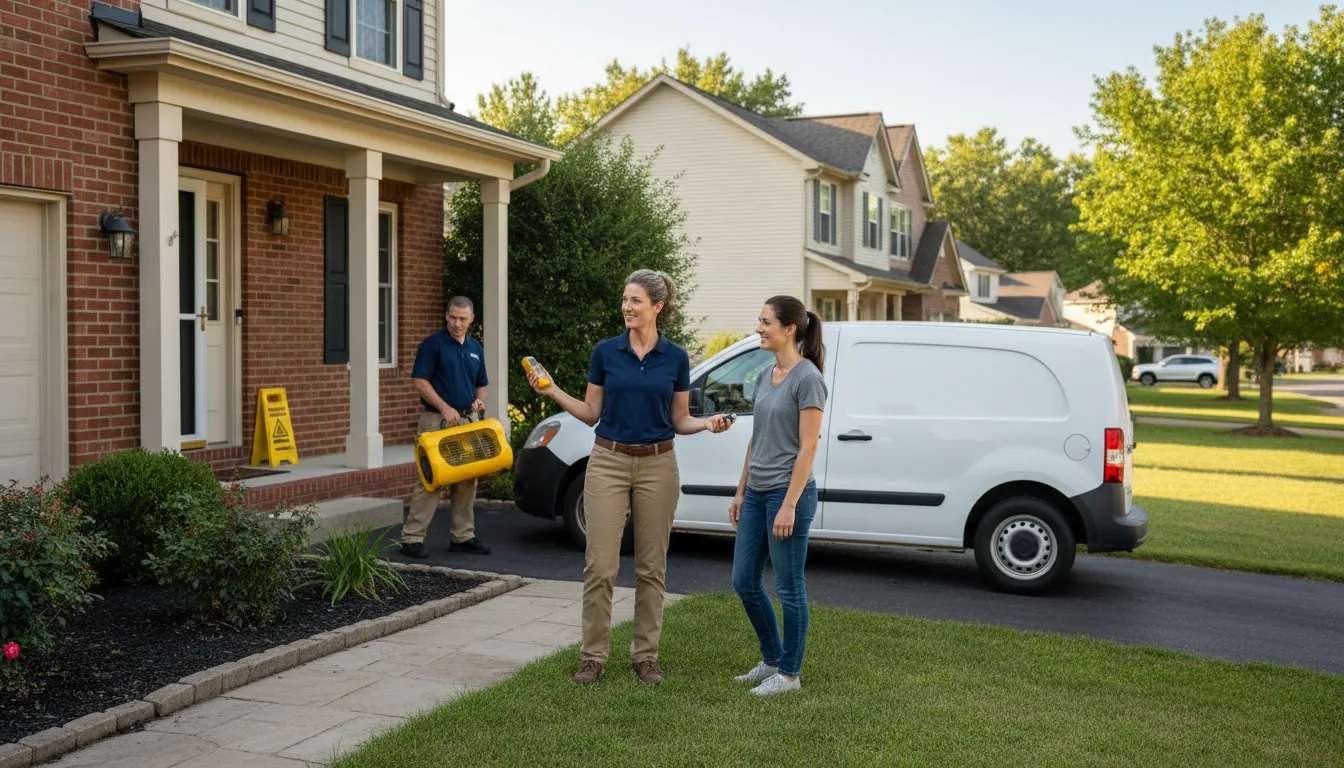 Residential water damage restoration in Big Sandy, MT